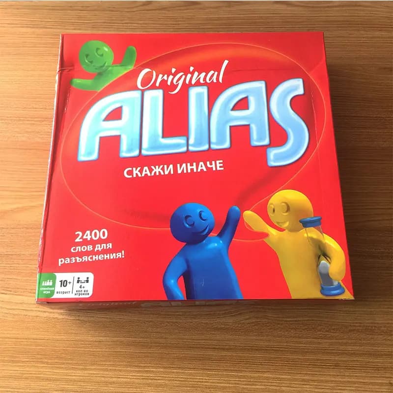 Jeu de société russe ALIAS, puzzle interactif familial, jeu d'échecs pour enfants, jouets éducatifs