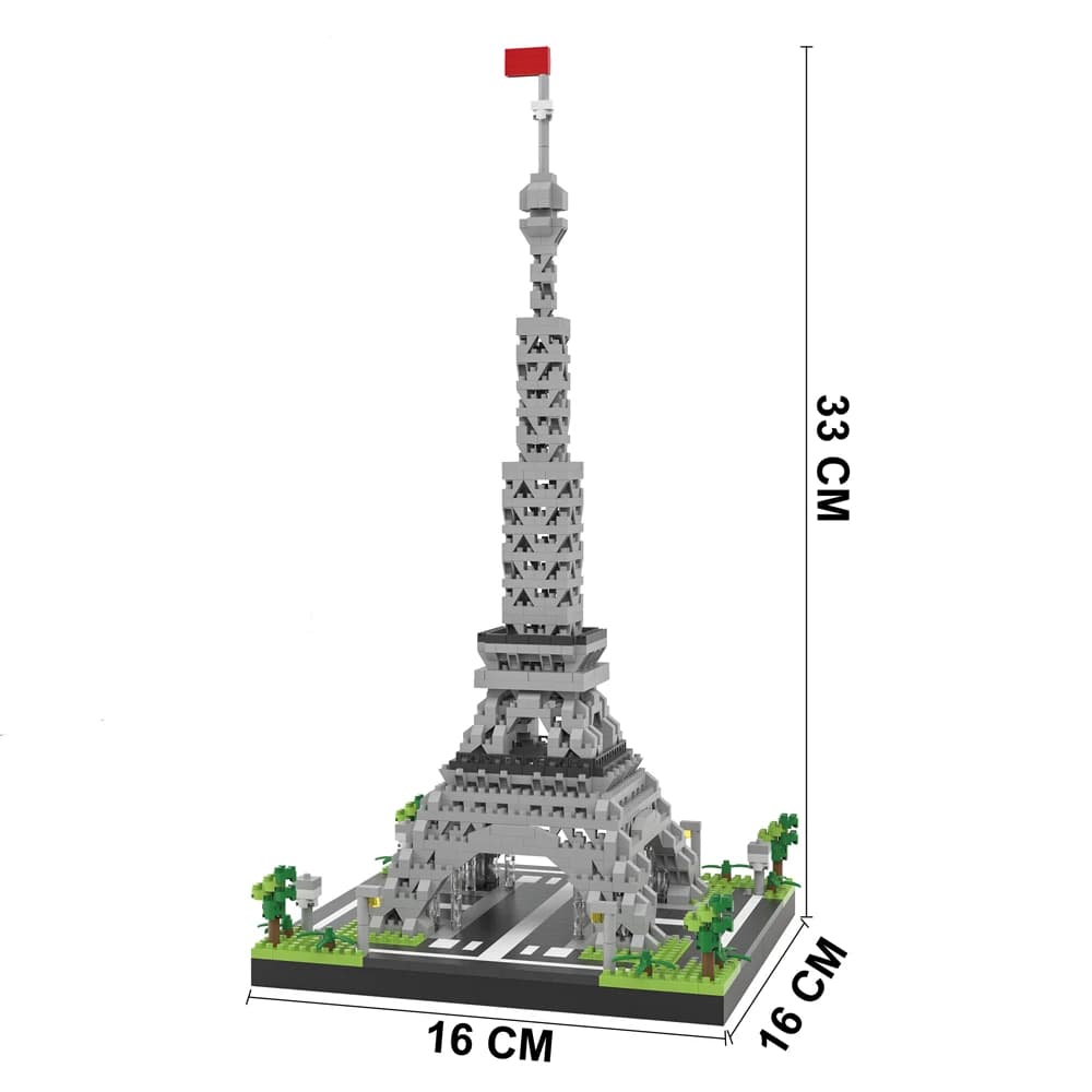 Statue de la Liberté en micro-blocs 3D – Modèle emblématique, décoration de bureau à faire soi-même,