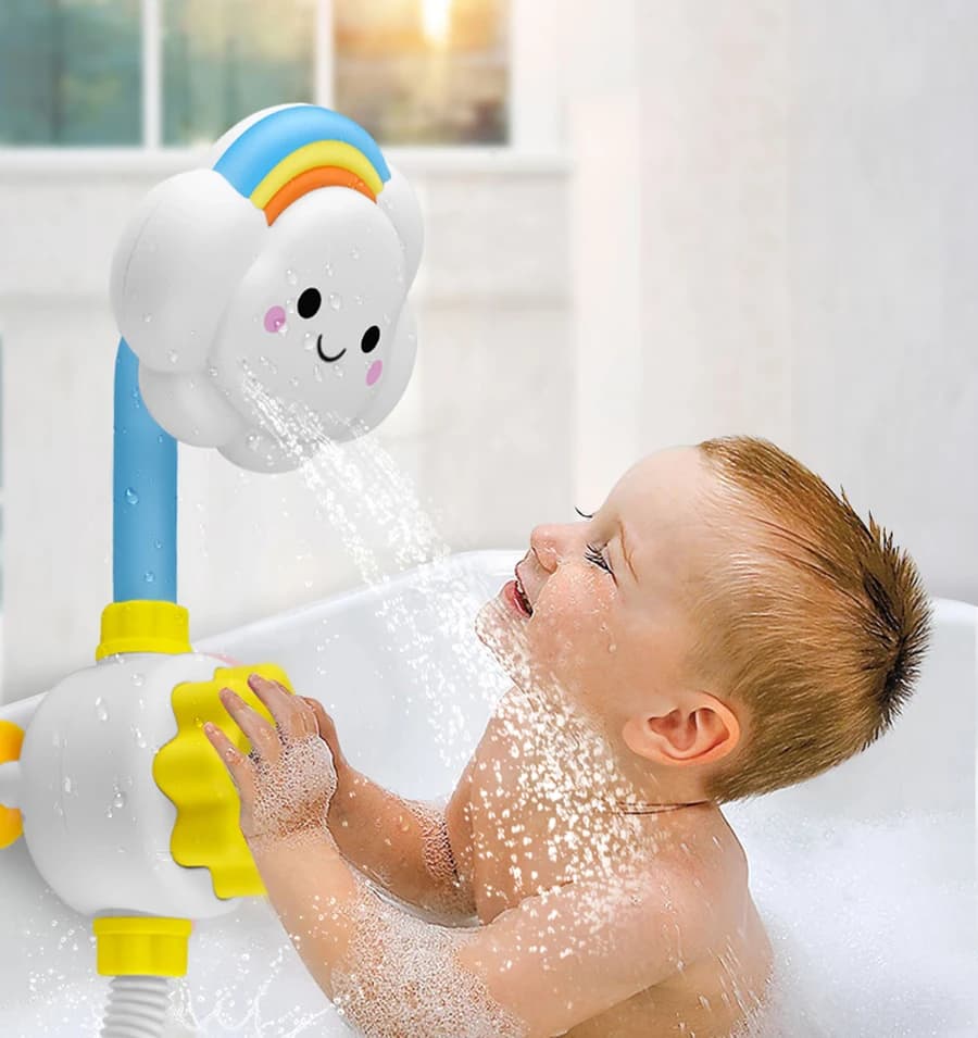 Jouets de bain pour bébé, jeu d'eau, modèle de nuages, robinet de douche, jouet de pulvérisation d'e