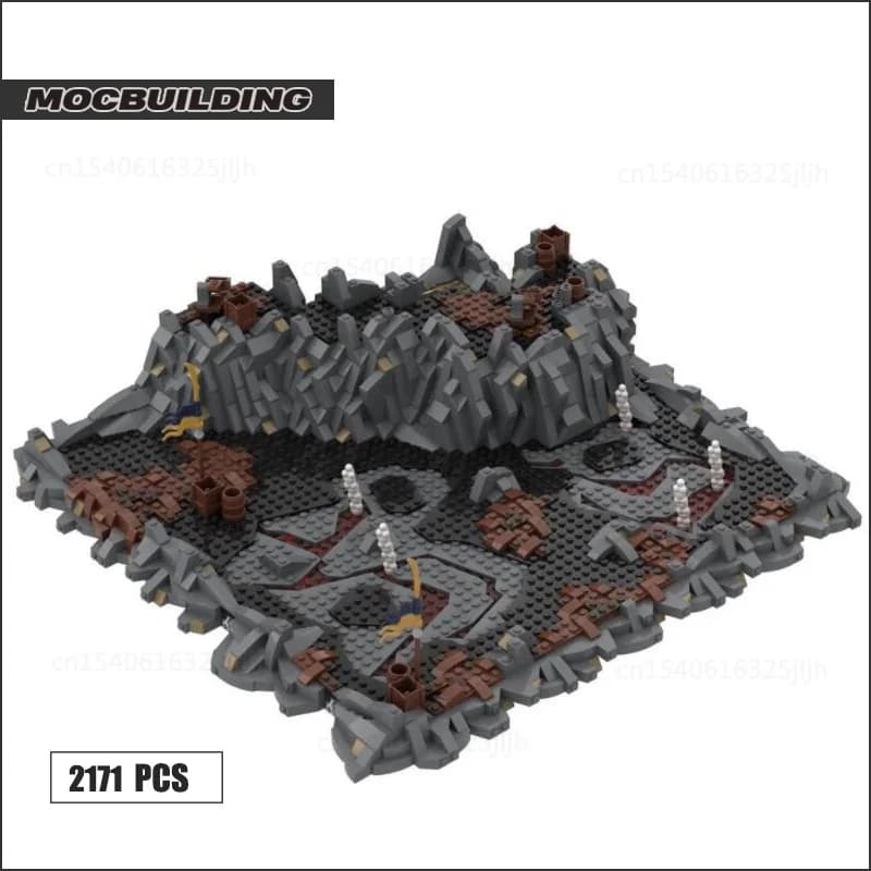 MOC Rings Movie Scene importer décennie ks, The Last Alliance, DIY Assembly Technology Bricks, Displ