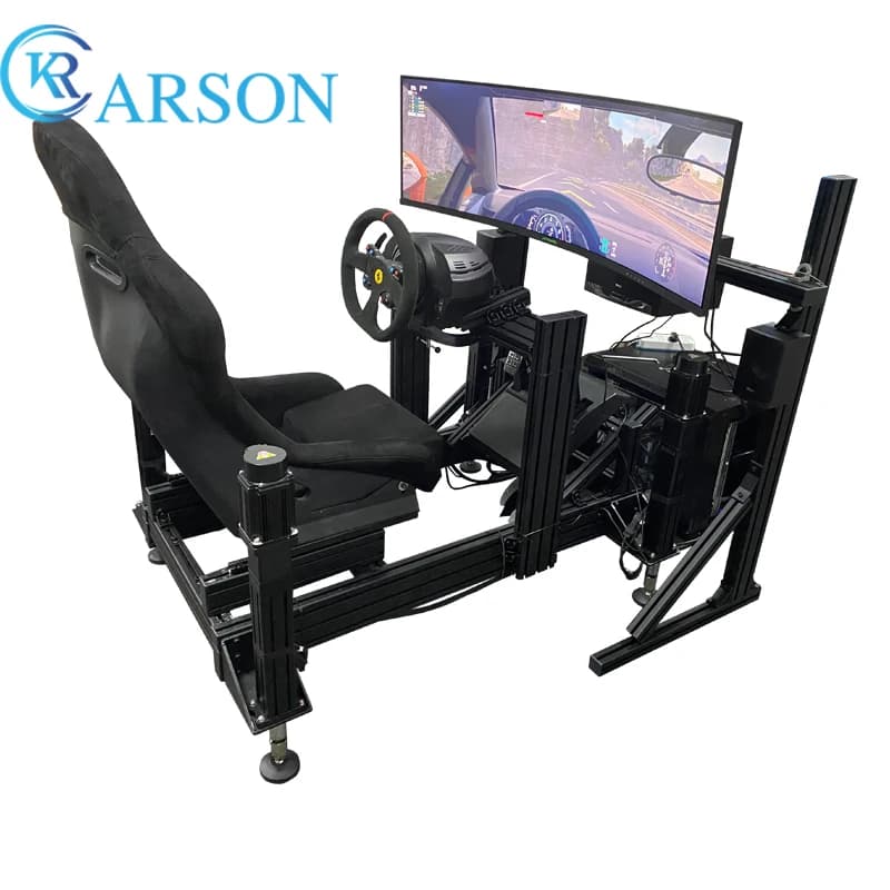 Version de base DIY 3060 Anium Profile Driving Game Motional Car Race Simulator avec cockpit de simu