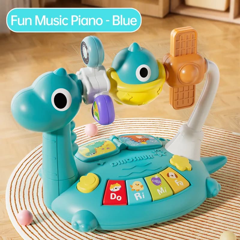 Jouets de Piano pour bébé, clavier de Piano musical rotatif pour enfants avec son léger, jouets musi