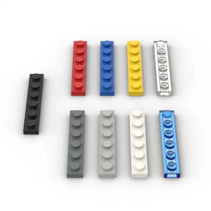 MOC 10 pièces 3666 1X6 plaque blocs de construction Kit haute technologie conseil maison briques par