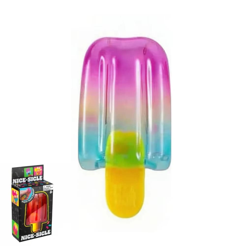 Jouet sensoriel anti-stress Schylling Needoh Nice Cube & Nice-Sicle, jouet à presser pour soulager l