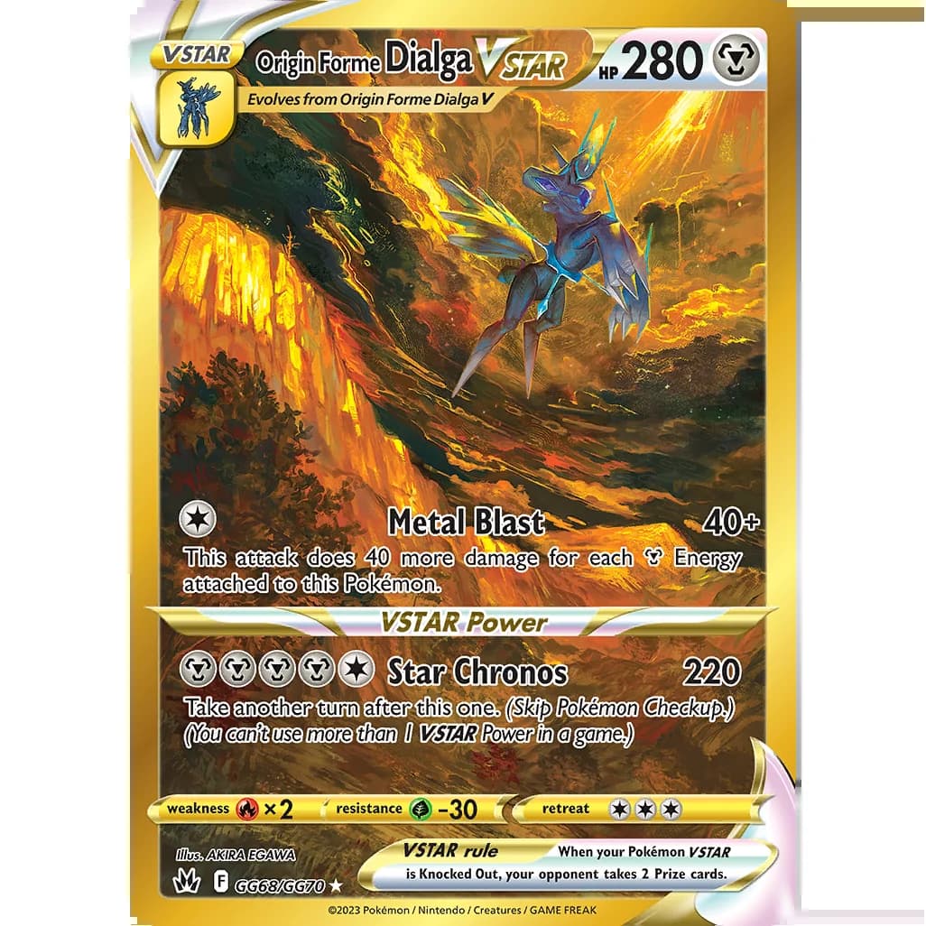 PKM Crown Zenith (CRZ) Proxy Foil DIY Game rare Cards Arceus Dialga Giratina Palkia Deoxys Leafeon G