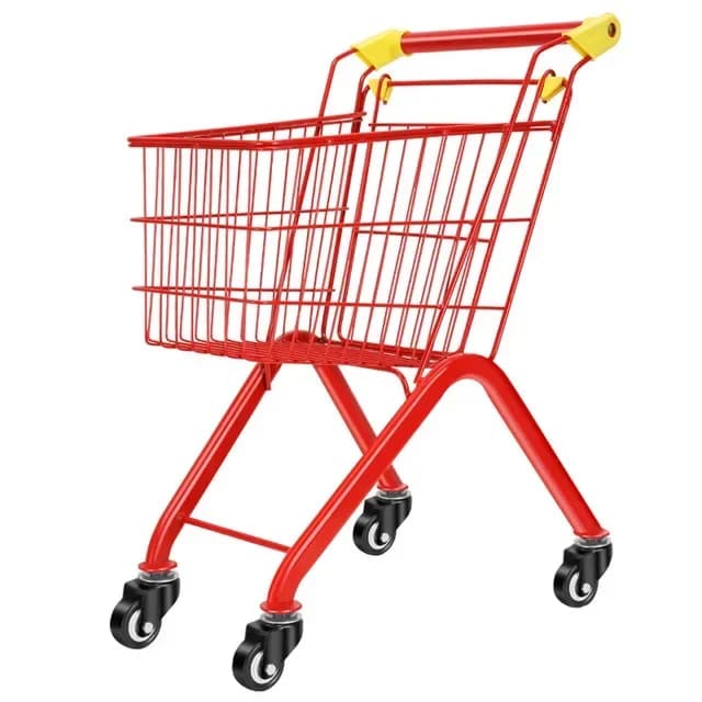 Chariot de courses pliable pour enfants, chariot de supermarché, chariot de jeu, chariot multicolore