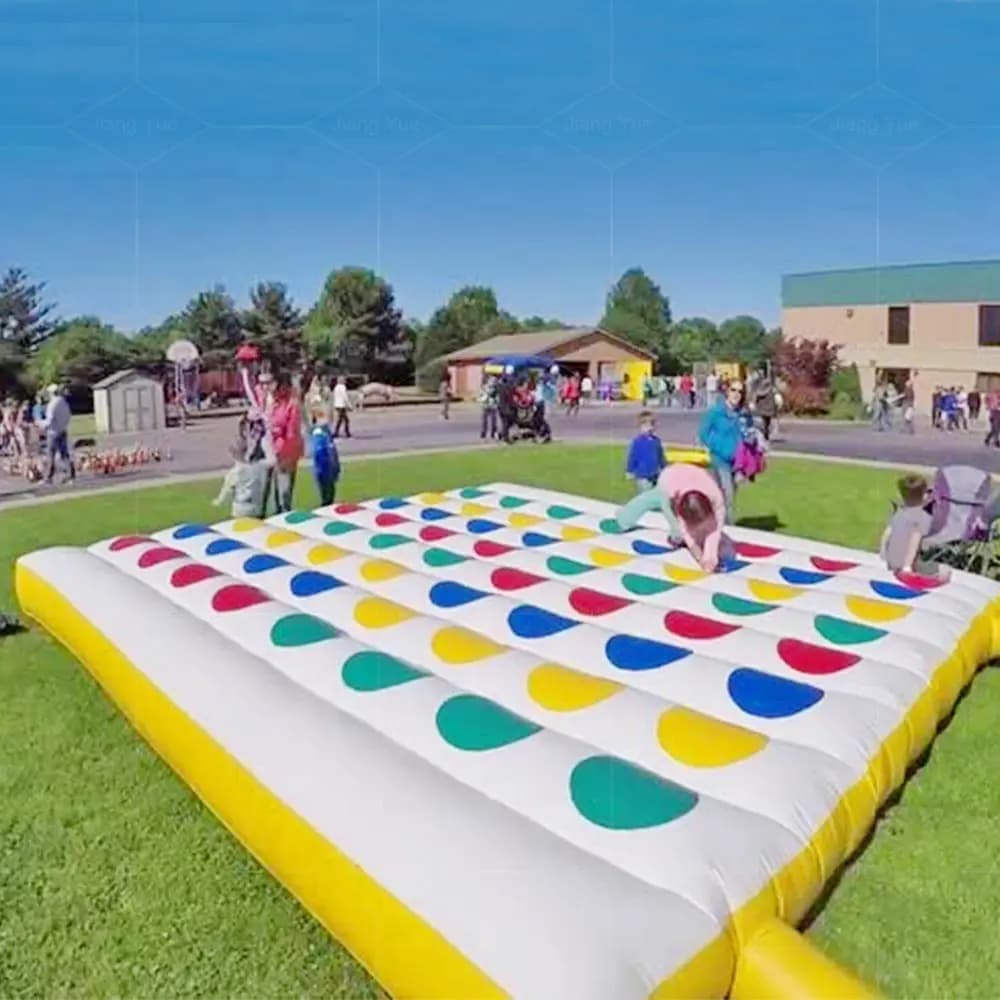Jeu de Twister gonflable géant interactif, Grand jeu de Twister, Jeu de Twister géant OEM