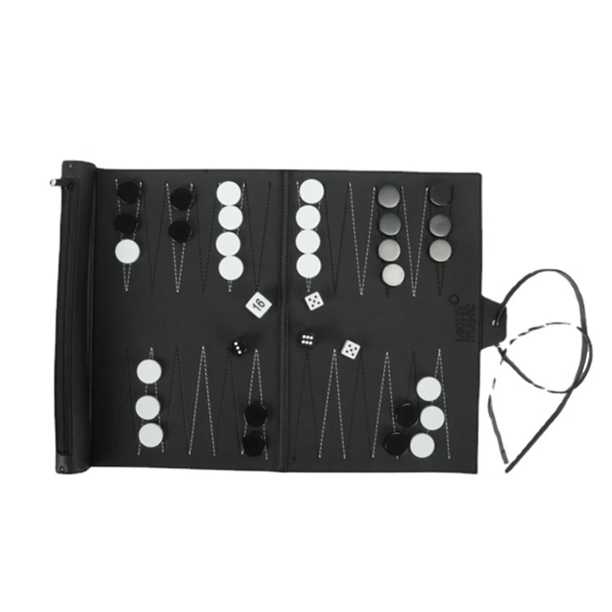 Jeu de Backgammon Portable et Pliable en PU pour Adulte et Enfant, Échiquier Classique de Voyage