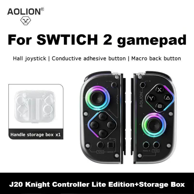 Manettes Joy-Con Aolion J20 rétro gauche et droite pour Switch 2/1, contrôleurs sans fil Bluetooth p