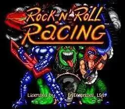 Rock'n Roll Racing Region Free 16Bit MD, carte de jeu pour Sega Mega Drive et Genesis