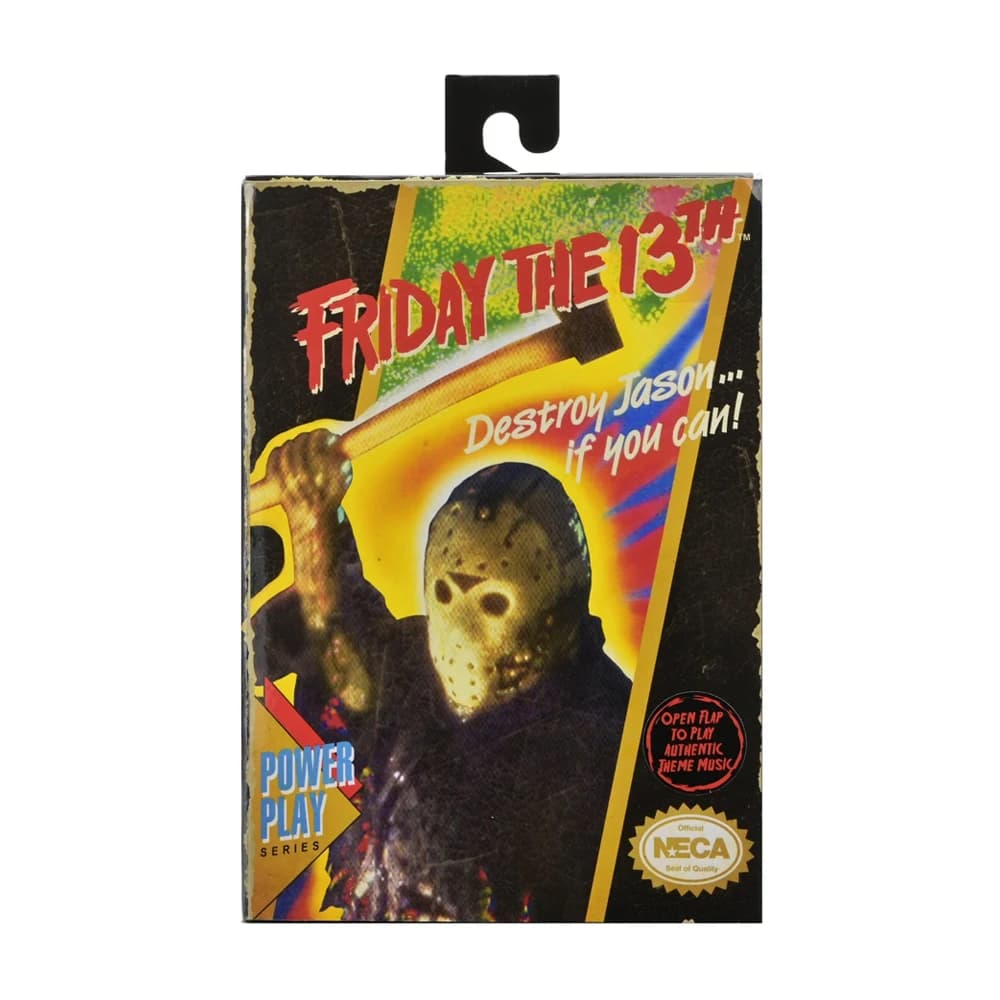 NECA Friday the 13th - Figurine d'action Jason du jeu vidéo classique, échelle 7 pouces, avec musiqu