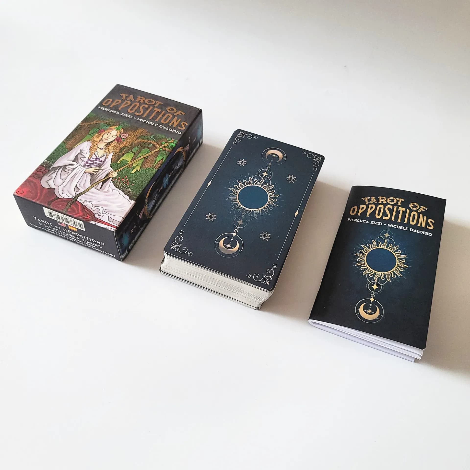 Jeu de société de cartes de Tarot des oppositions 12x7