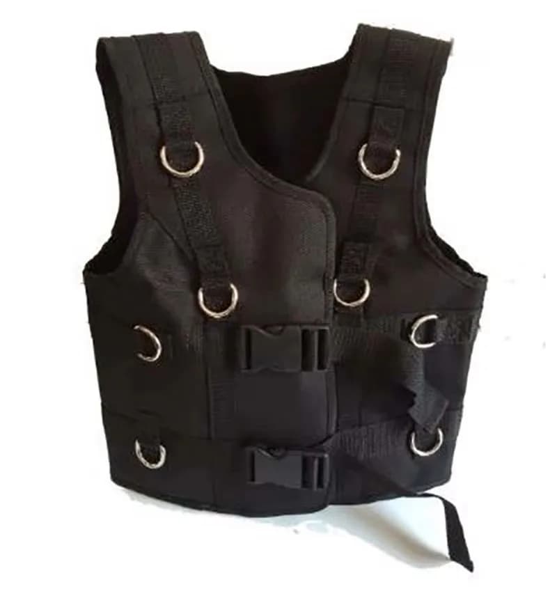 Harnais de résistance avec bandes de résistance, 1 gilet, équipement de gymnastique, Fitness, course