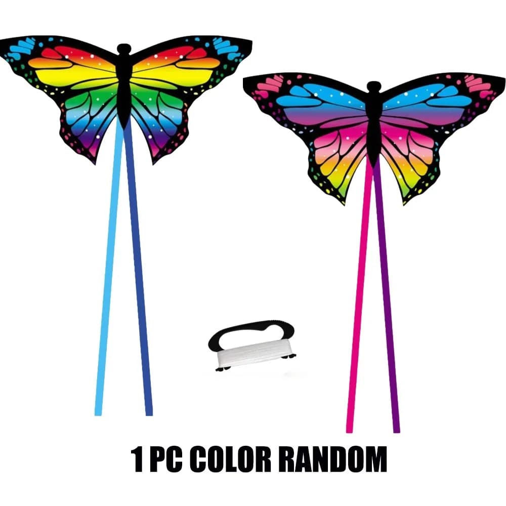 Nouveau cerf-volant papillon coloré facile à piloter, avec contrôle de direction, vol 3D, rebondisse