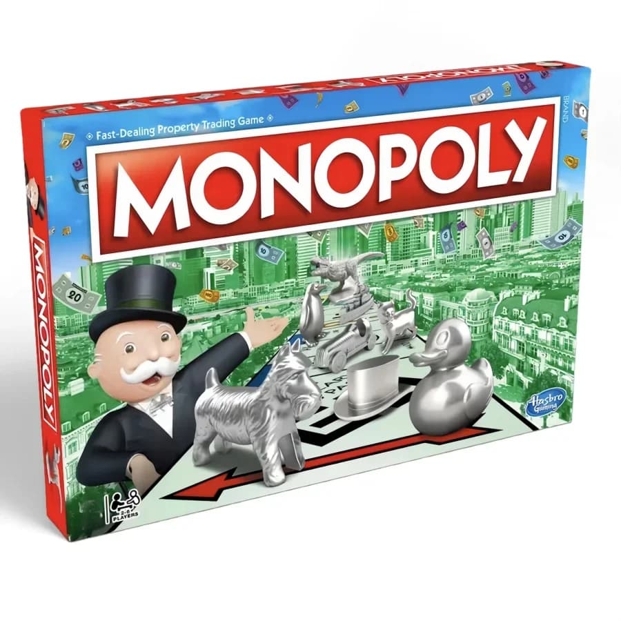 Jeu de société Hasbro Monopoly Classic Real Estate Tycoon, jeu de société Monopoly Strong Chess, jeu