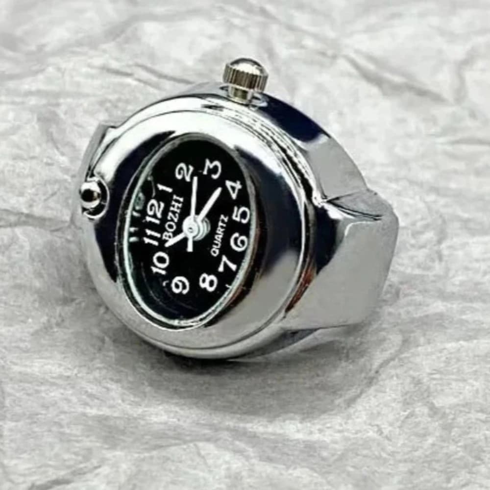 Mini anneaux antiques en chiffres romains pour hommes et femmes, montre personnalisée, sensation ava