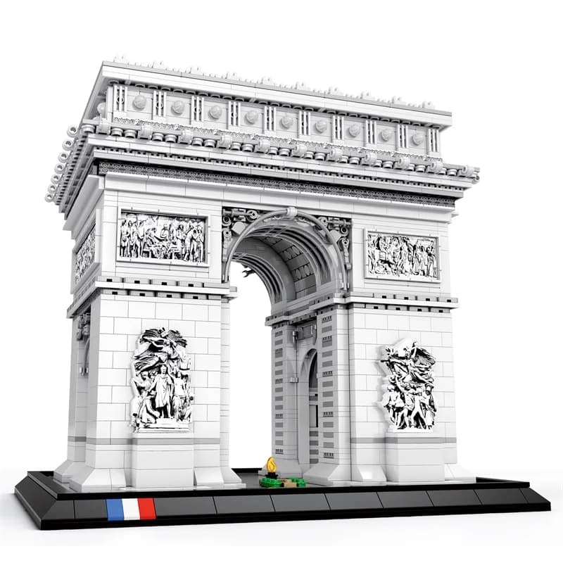 3381 pièces Arc de Triomphe modèle blocs de construction Paris patrie briques de construction décora
