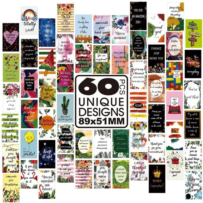 Cartes d'affirmation inspirantes pour la Motivation quotidienne, cartes d'encouragement pour femmes 
