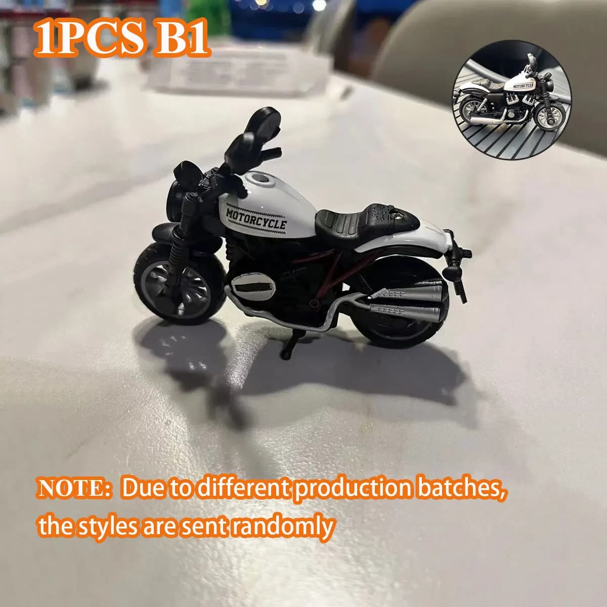 Jouets de modèle de moto, 1 pièce, Mini véhicules, accessoires de décoration pour garçon, voiture en
