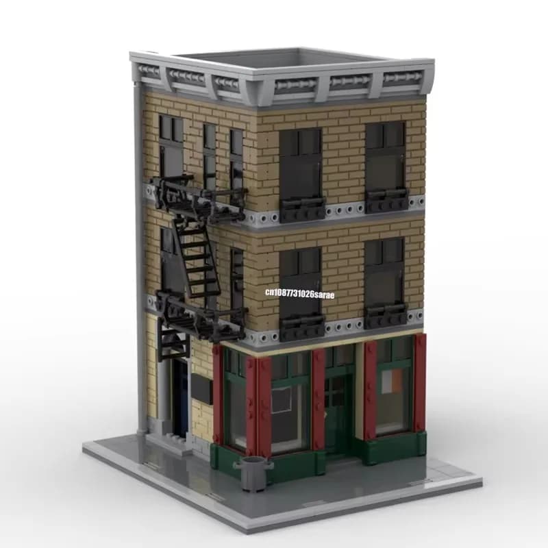767 pièces ville vente chaude Street View appartement de Peter modèle de Pub irlandais bricolage idé