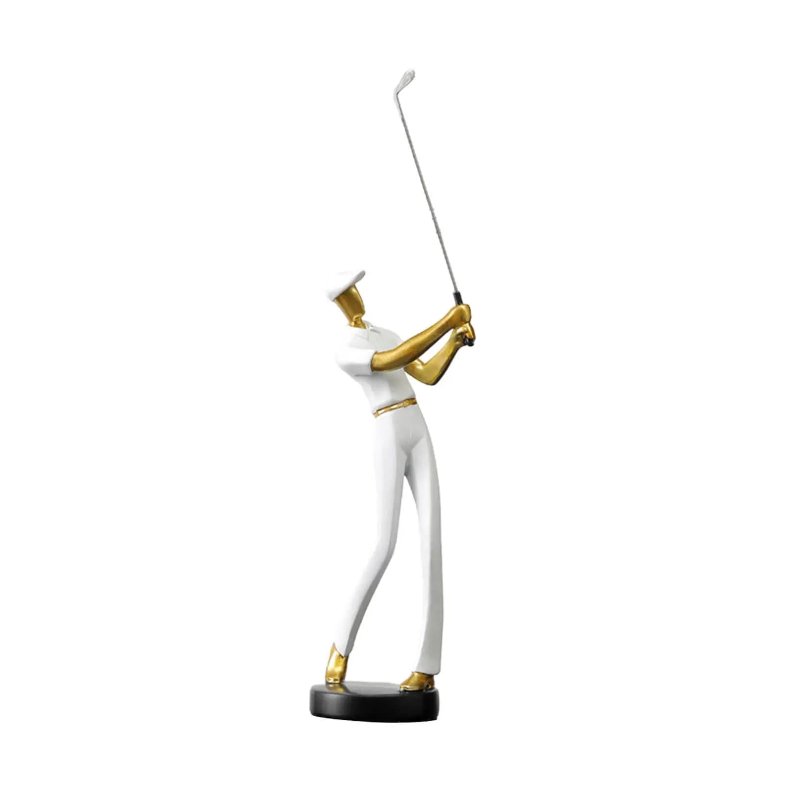Statue de figurine de golf, ornement de décoration de golfeur, pièce maîtresse de table, Sculpture d