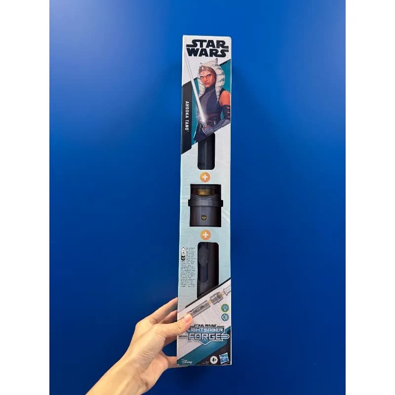 Hasbro – figurine d'anime Star War authentique, sabre laser rétractable, jouets pour garçons et fill