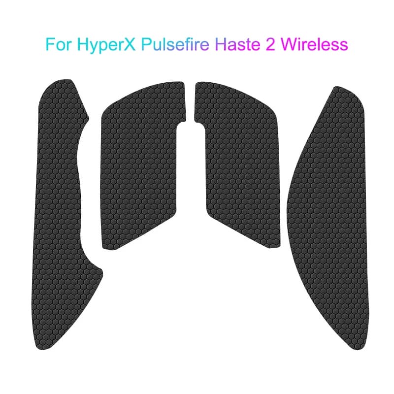 Autocollant de souris de jeu antidérapant pour HyperX Pulsefire Haste 2, souris filaire sans fil, PC