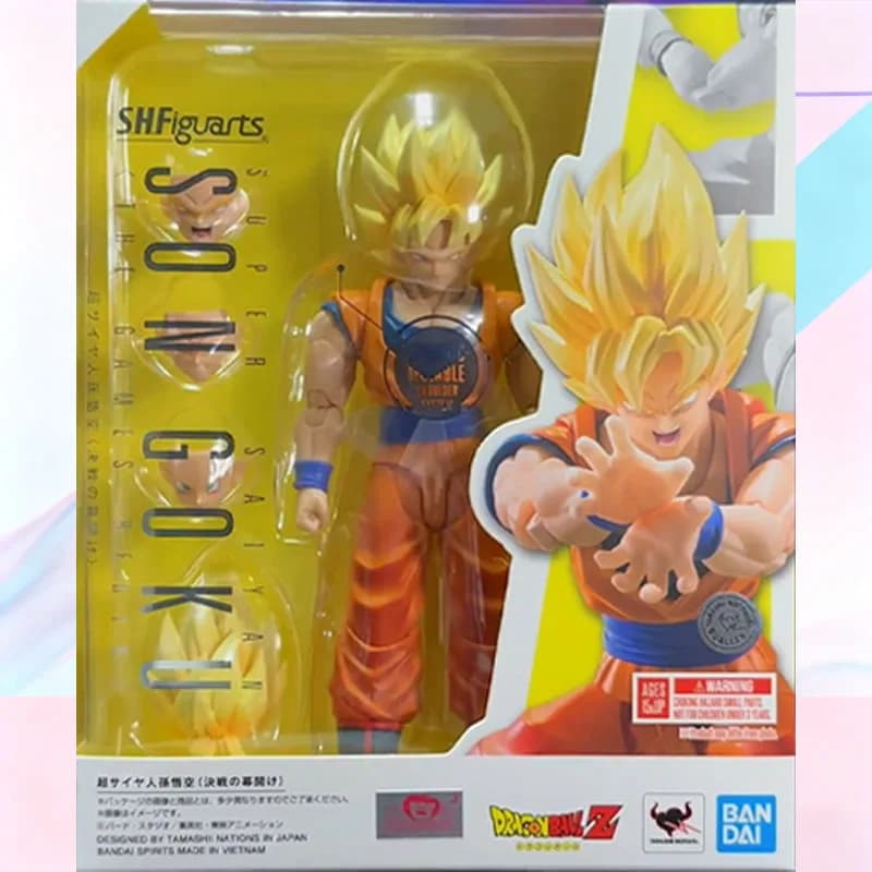 BANDAI – boîte originale S.H.Figuarts SUPER SAIYAN SON GOKU le jeu BEGIN VEGETA SHF, modèle de figur