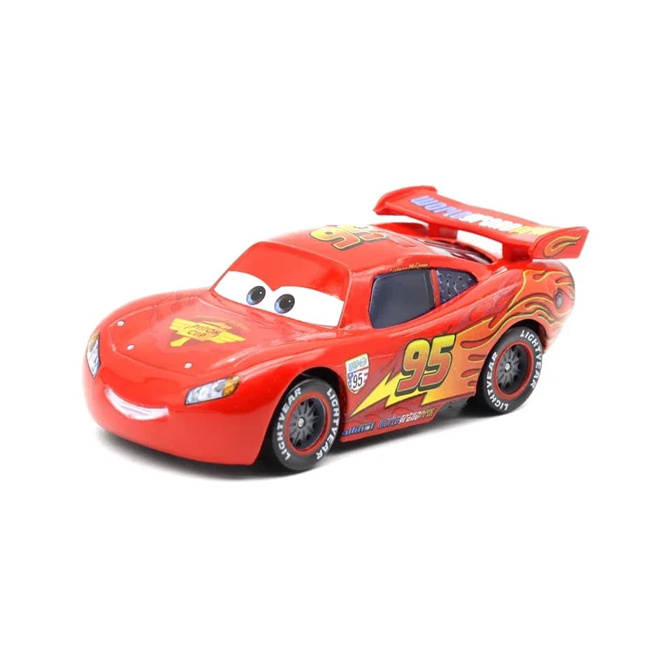 HOT Disney Pixar voiture 4 modèles jouets foudre McQueen le roi Ramirez mini modèle de camion moulé