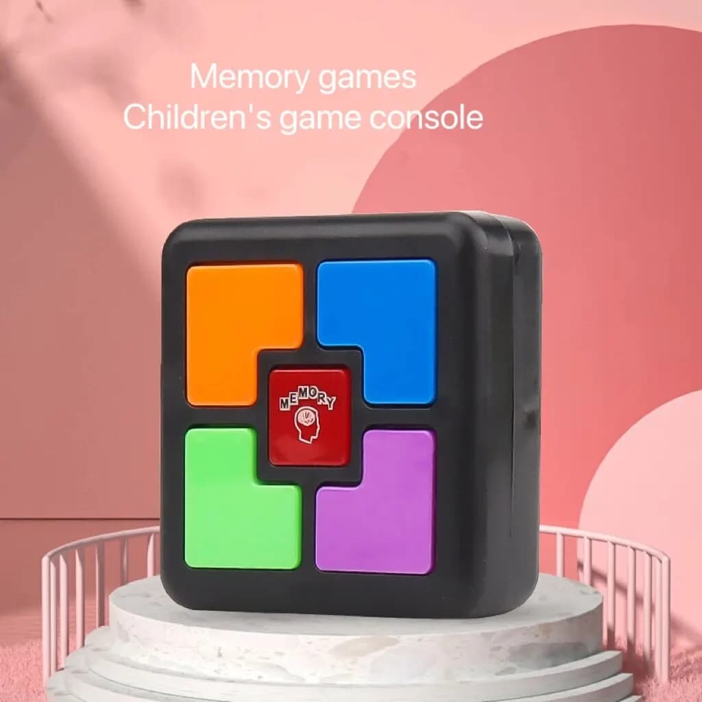 Square Memory Training Gaming Machine Clearance Bouton Jouet Flash Pocket Machine de jeu Exercice Fo