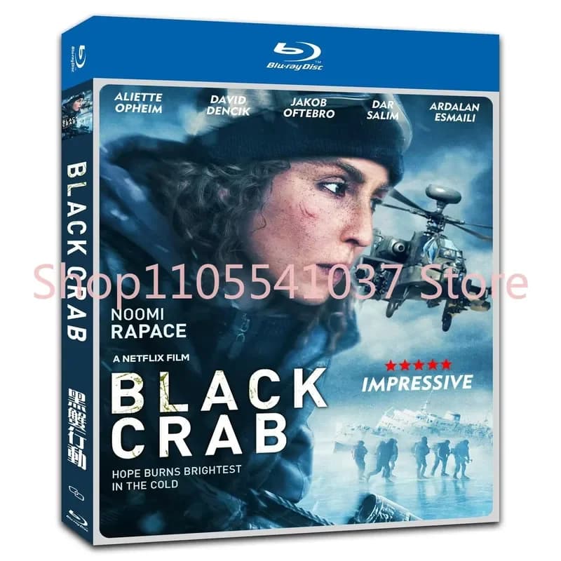 Collection de coffret de film Black Crab 2022, 1 disque, pour cadeau, Blu-ray