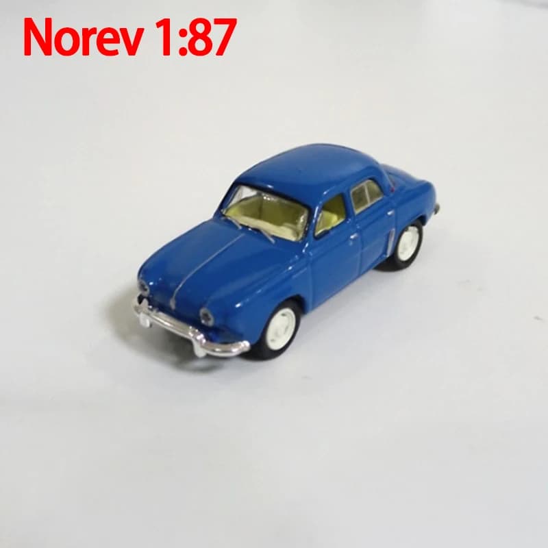 Norev 1:87 échelle 1968 Citroen Ami 6 modèle de voiture rouge de Police adapté au modèle de Train sc