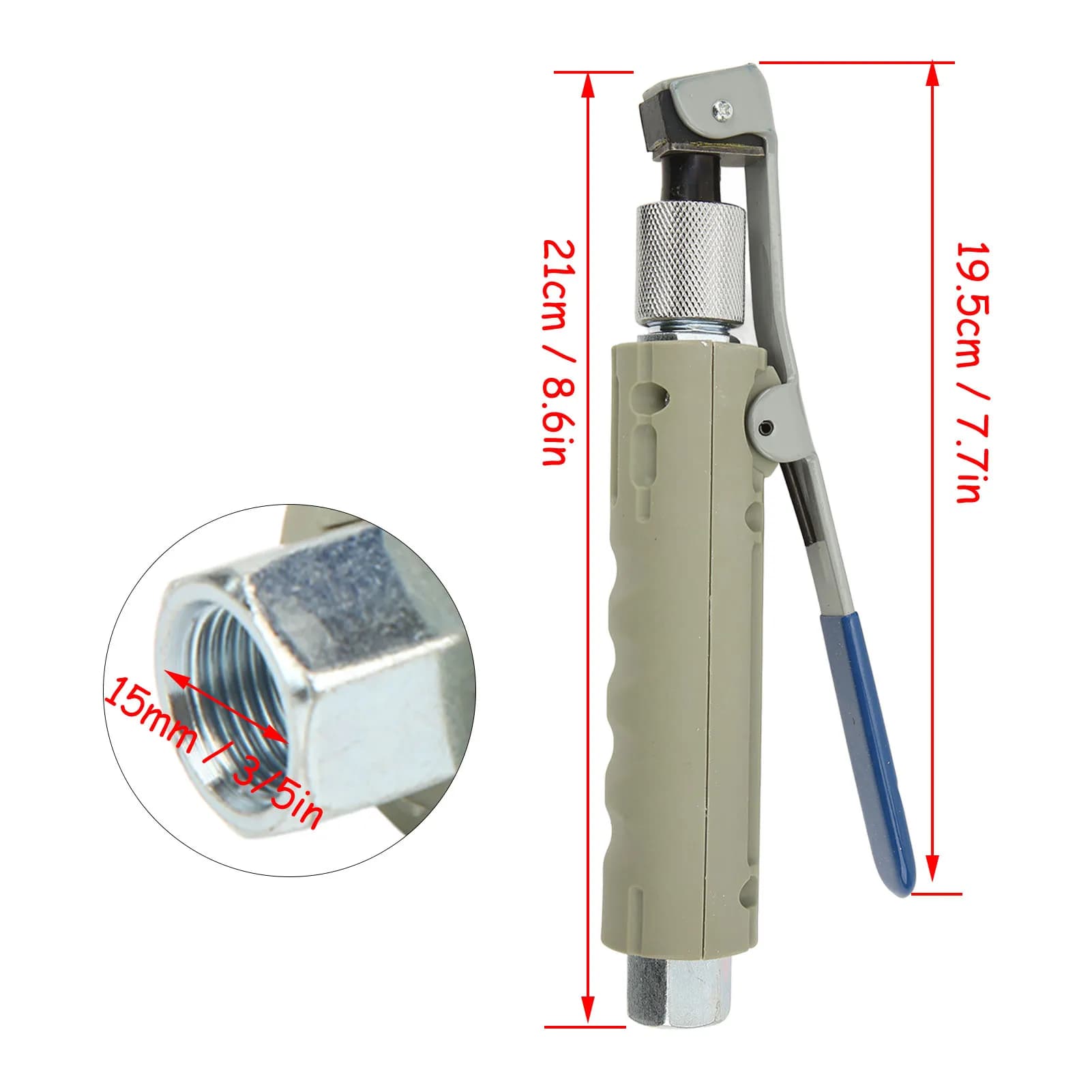 Tête de buse ergonomique pour sablage, accessoires avec 3 embouts en céramique, pour éliminer les ta