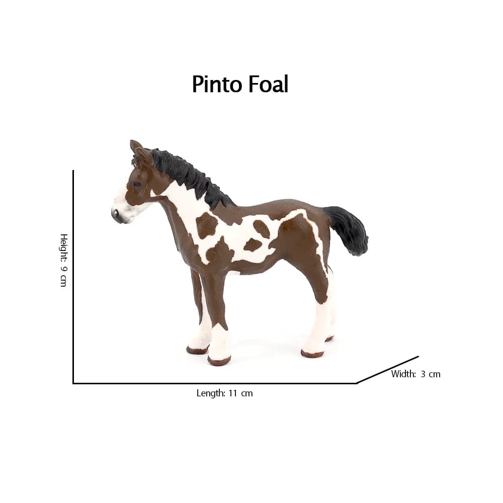 Chevaux jouets, ensemble de jeu équestre, animaux de ferme, figurines d'animaux, modèles en plastiqu