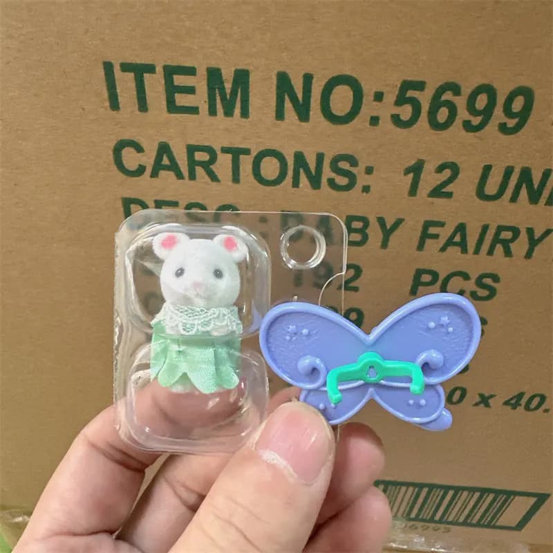 Casa Sylvanian Families Jouets pour enfants Fille Boîte lumineuse Sac surprise Cadeaux pour filles E