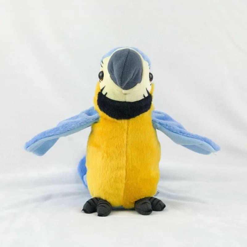 Jouet en peluche perroquet parlant, répète ce que vous dites, animal en peluche interactif pour enfa