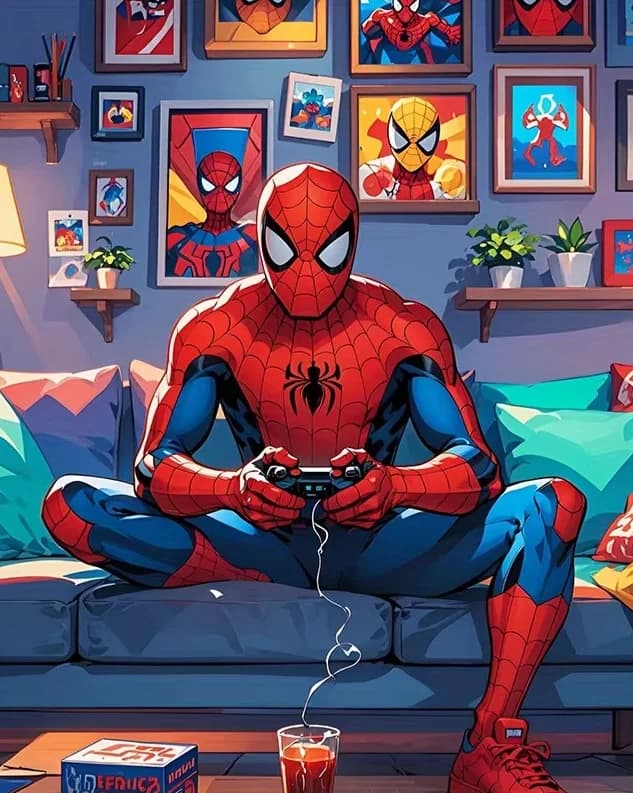 Puzzles Spider-Man pour Jouer aux Vidéos Games - 500/1000/1200/2000 Pièces - Activités Familiales po