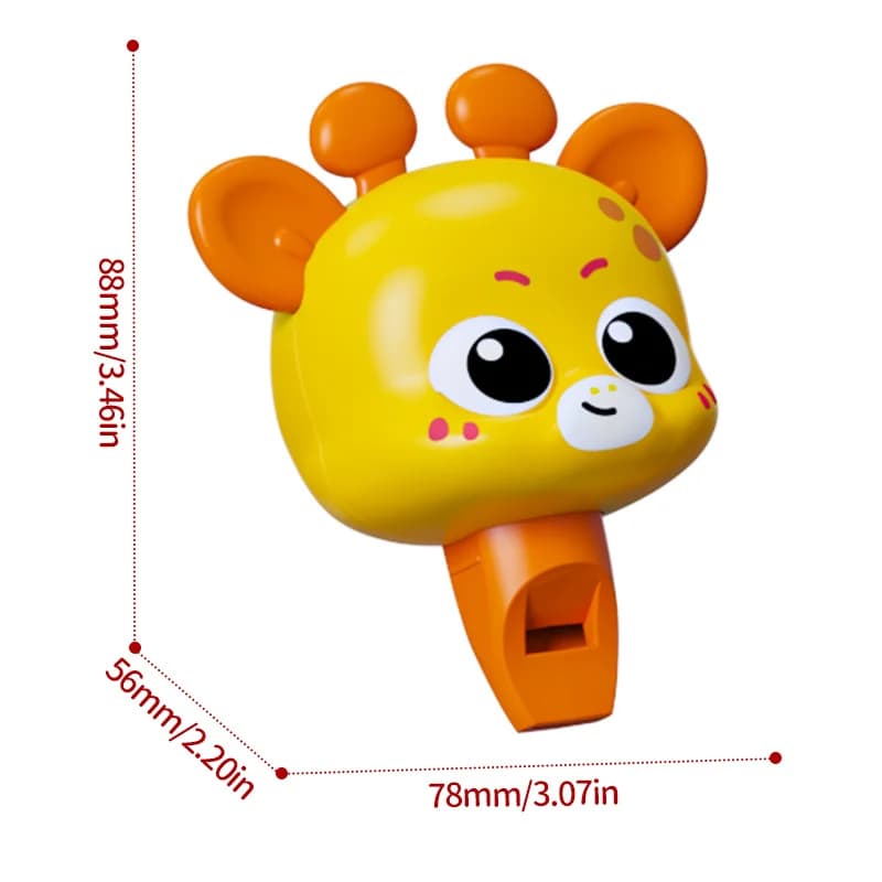 Jouet interactif girafe avec ventouse, 360 °   Rotation, ABS - Jouet de développement de la motricit