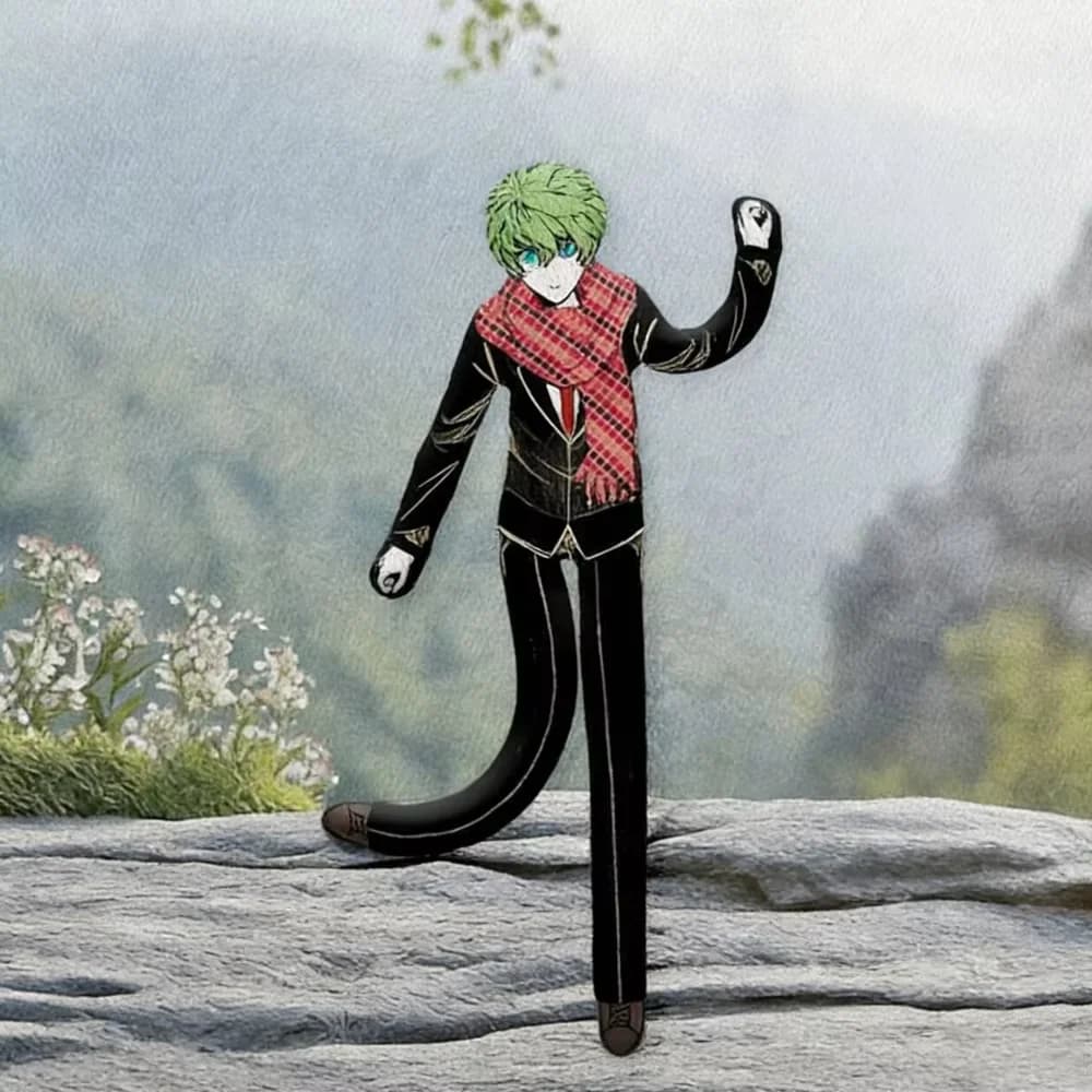 Nouvelle poupée en peluche Shin Tsukimi Midori du jeu Your Turn To Die, poupée abstraite torsadable,