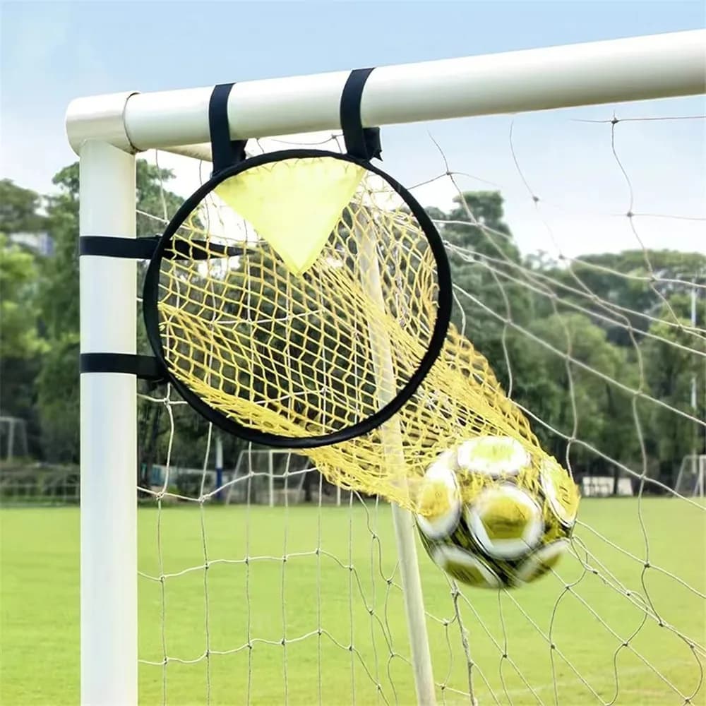 Lot de 2 buts d'entraînement de football pour tirs au pénalty, faciles à fixer et à démonter au but,