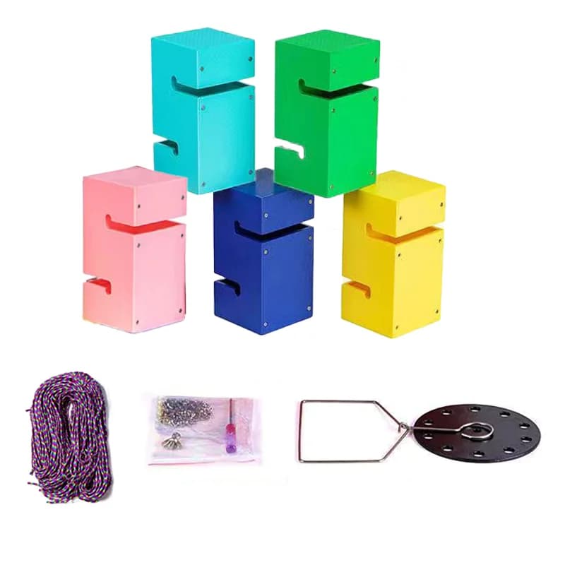 Tour de construction avec équipes d'entraînement en expansion, jouets d'architecture de style de tou