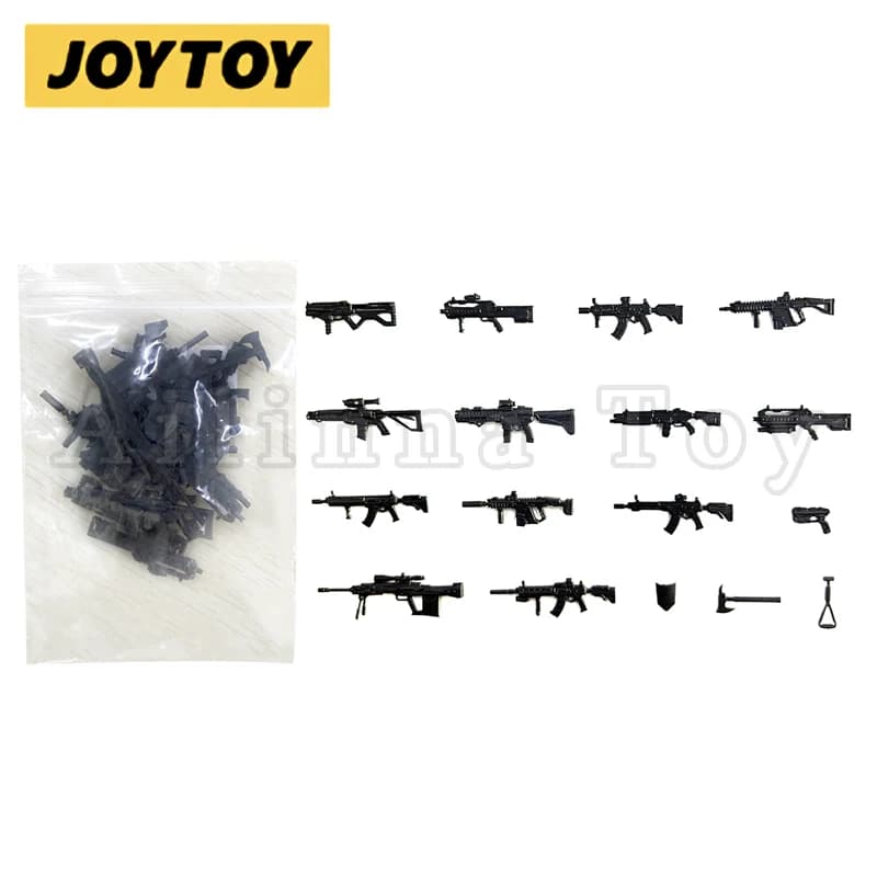 JOYTOY 1/18 3,75 pouces (17 pièces/ensemble) Figurine d'action Accessoires d'armes Modèle de jouet d