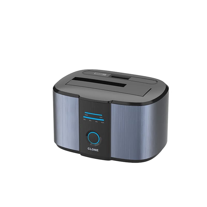 Station d'extension double baie GODO 2,5/3,5 pouces M.2 NVMe/SATA SSD HDD, station de clonage de dis