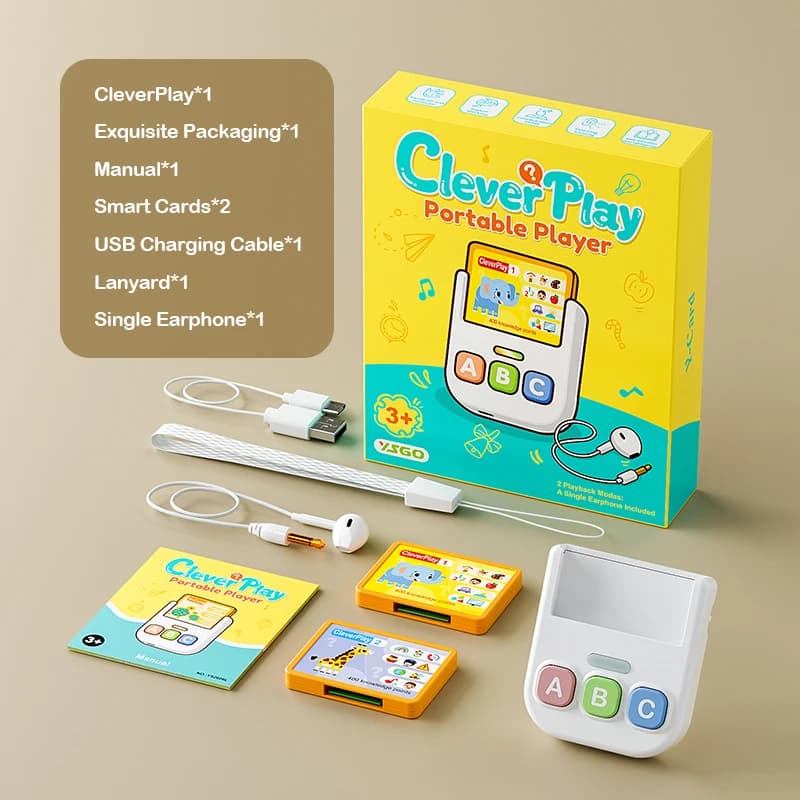 Jouet audio éducatif pour enfants - Fonction de questions et réponses cognitives pour l'apprentissag