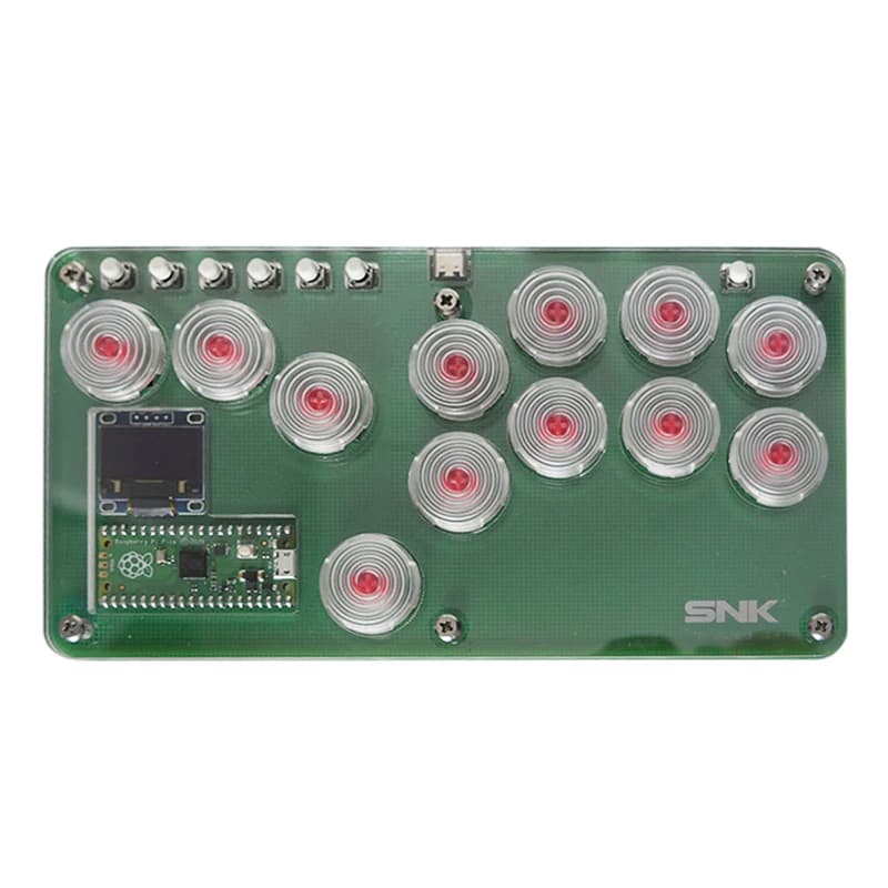 Manette de jeu arcade ultra-fine style Hitbox, contrôleur de combat pour PC, PI, Android avec éclair