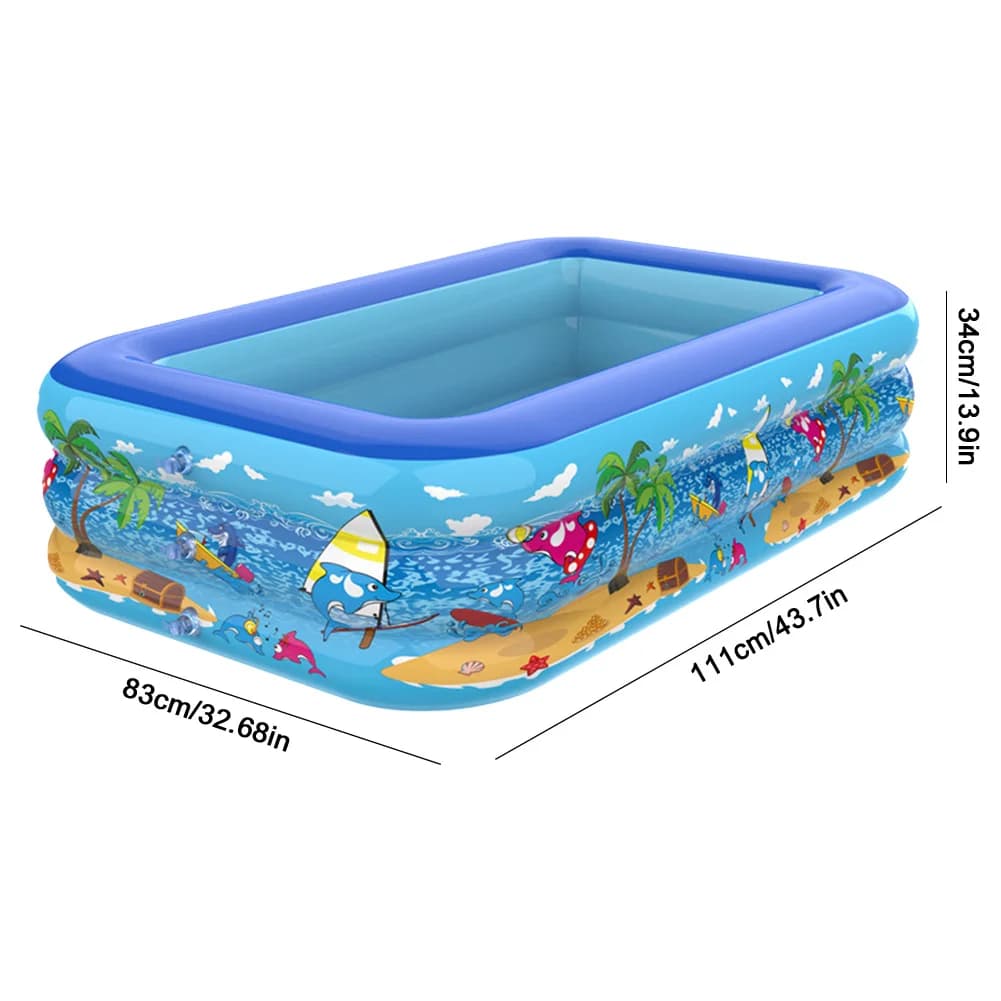 Piscine gonflable pour enfants et adultes, jouets de fête d'intérieur et d'extérieur, jardin, baigno