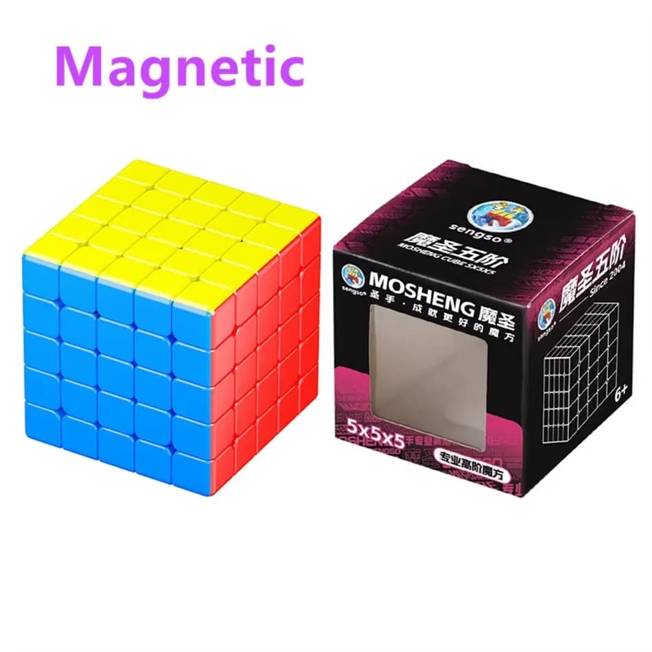 ShengShou 5X5 6x6 7X7 9X9 Magic Cube Stickerless Magnetic Professtional MoSheng SengSo Puzzle 6x6 Cu
