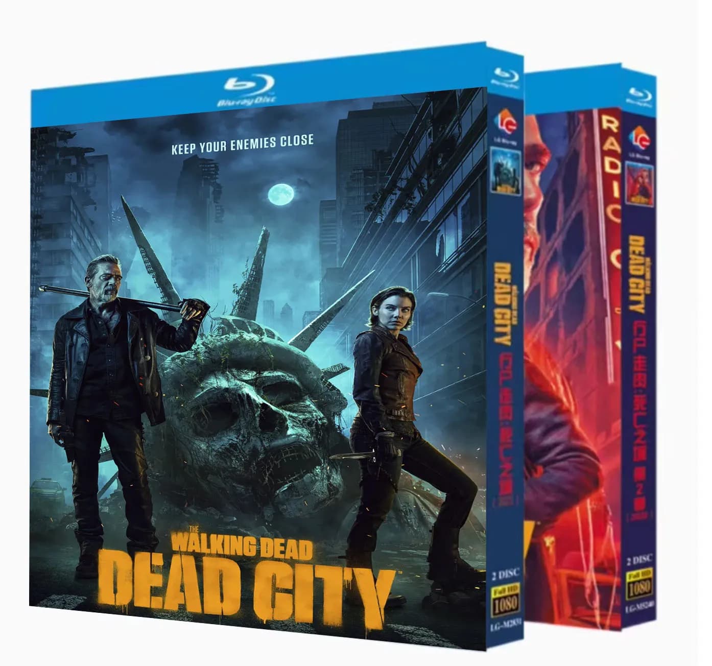 The Walking Dead Dead City Saison 1-2 : 4 disques Blu-ray haute définition