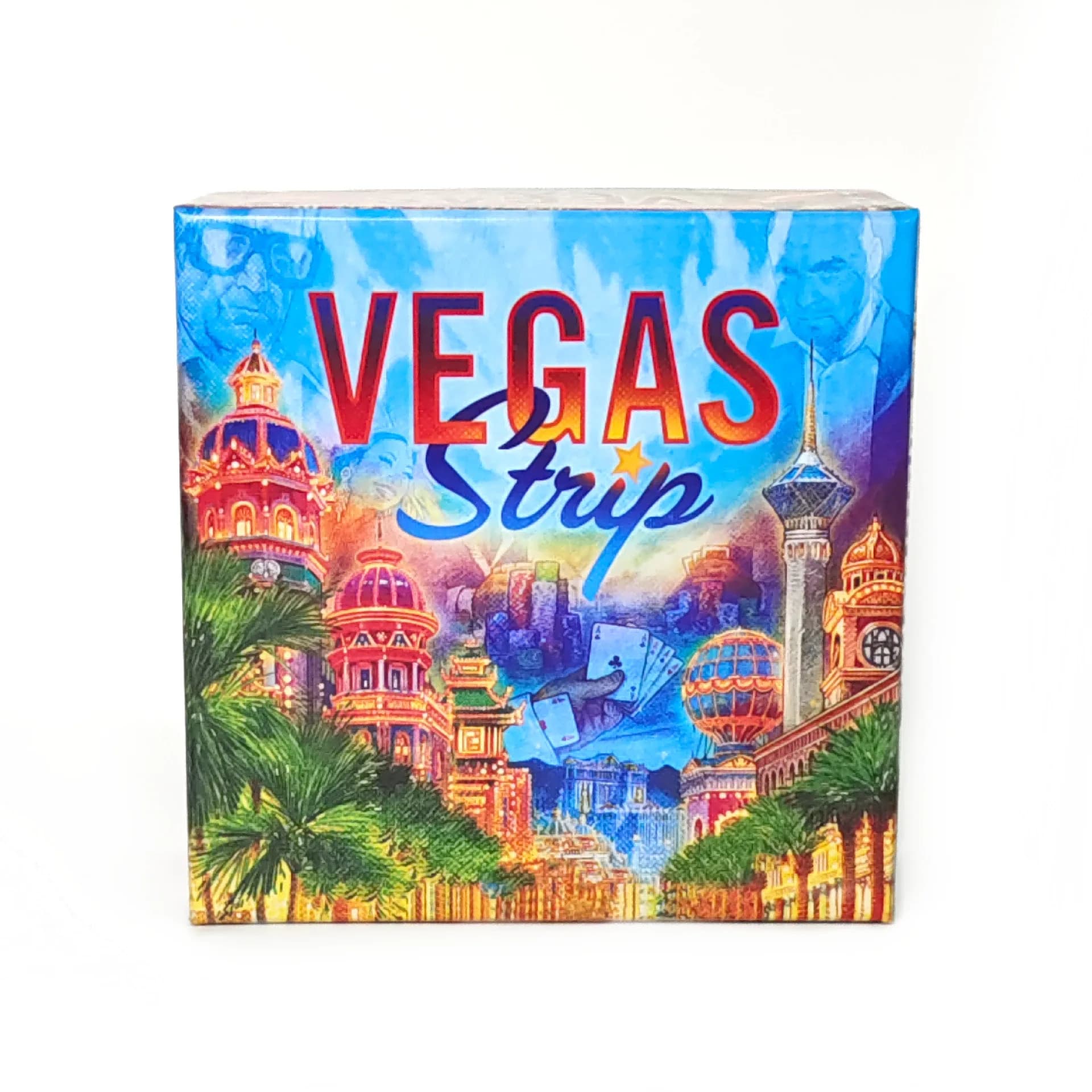 Jeu de société Vegas Strip - Jeu de bluff et de déduction pour 2 à 6 joueurs, jeu de société amusant