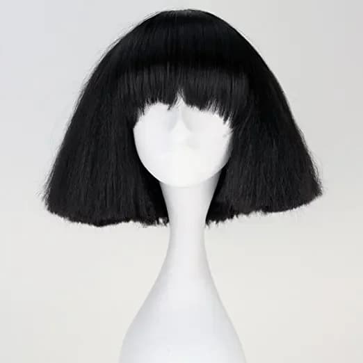 Lady Gaga-Perruque Synthétique Noire Blonde et Blanche pour Cosplay, Costume de ixd'Halloween, Bonne